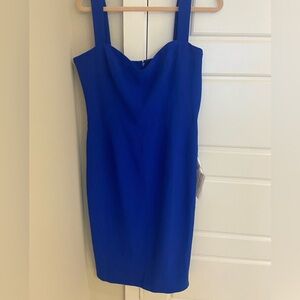 NWT- Dress The Population Nicole Sweetheart Neck Cocktail Dress - Blue - XL